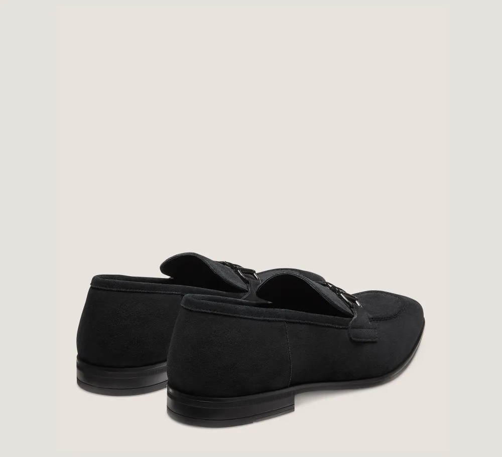 Stuart Weitzman MEN'S-CHANGE LOCATION Suede/Black