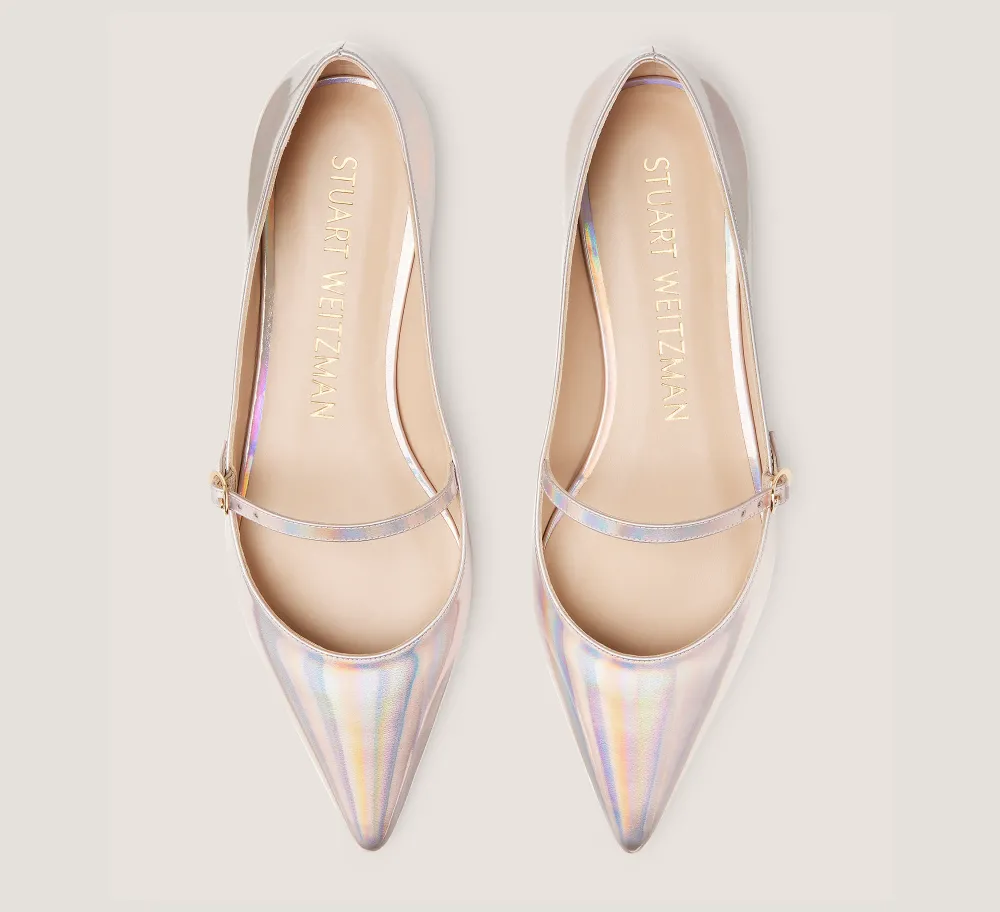 Stuart Weitzman Flats & Loafers-CHANGE LOCATION Iridescent patent leather/Ballet
