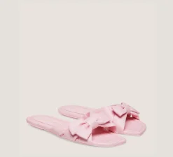 Stuart Weitzman Flat & Low Heel Sandals|The SW Extended Sizes Collection-CHANGE LOCATION Woven linen/Ballet