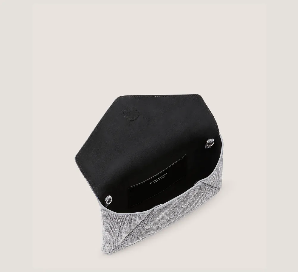 Stuart Weitzman The Occasion Edit|HANDBAGS-CHANGE LOCATION New Noir/Silver