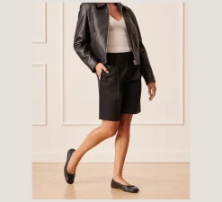 Stuart Weitzman The Work Essentials Edit|The Best Sellers Edit-CHANGE LOCATION Crushed Metallic Leather/Ballet