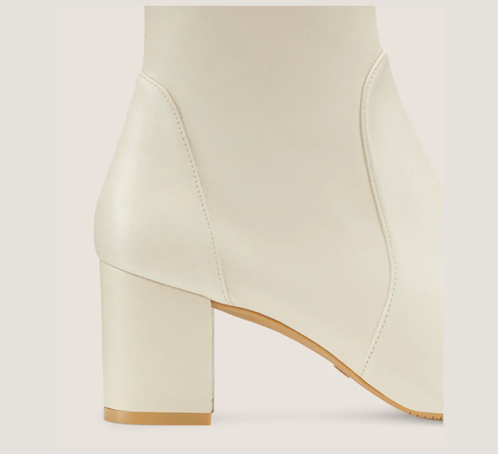 Stuart Weitzman The SW Extended Sizes Collection|Boots & Booties-CHANGE LOCATION Stretch Nappa Leather/Oat