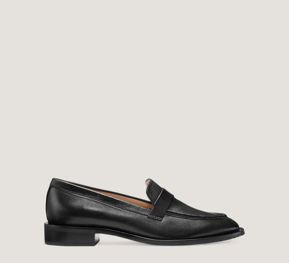 Stuart Weitzman The Work Essentials Edit|The SW Extended Sizes Collection-CHANGE LOCATION Lacquered Nappa Leather/Black