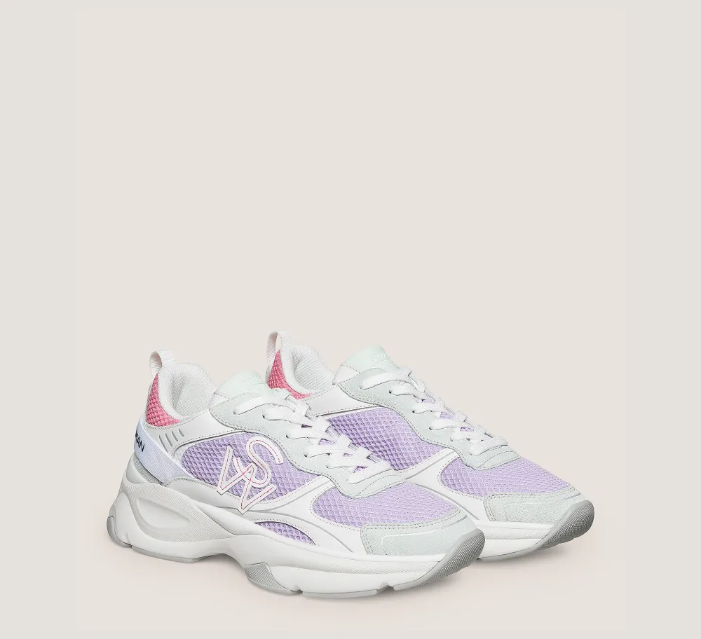Stuart Weitzman The SW Exclusives Collection|Sneakers-CHANGE LOCATION Calf leather & mesh/Pastel Multi