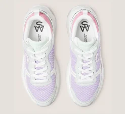 Stuart Weitzman The SW Exclusives Collection|Sneakers-CHANGE LOCATION Calf leather & mesh/Pastel Multi