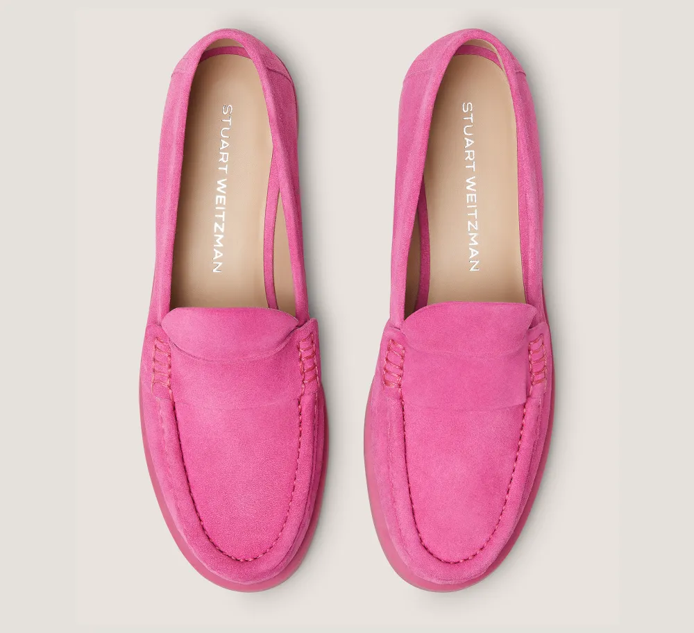 Stuart Weitzman The SW Extended Sizes Collection|Flats & Loafers-CHANGE LOCATION Fuchsia