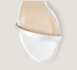 Stuart Weitzman The Nudist Collection|High Heel Sandals-CHANGE LOCATION White & Cream
