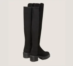 Stuart Weitzman The SW Exclusives Collection|The SW Extended Sizes Collection-CHANGE LOCATION Suede/Black