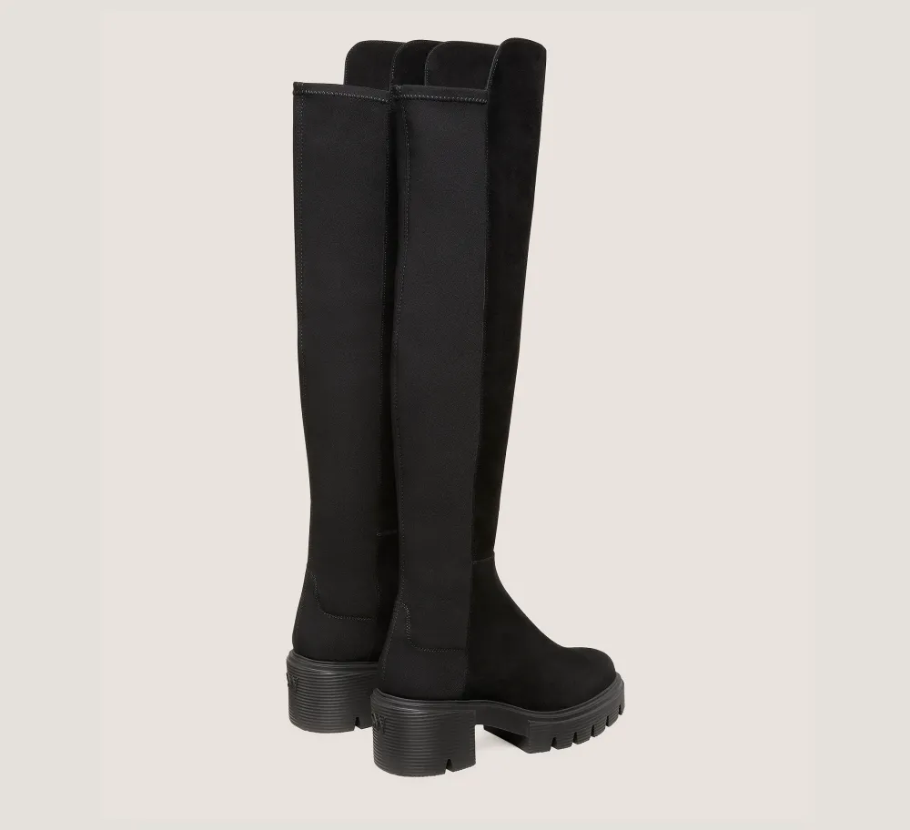 Stuart Weitzman The SW Exclusives Collection|The SW Extended Sizes Collection-CHANGE LOCATION Suede/Black