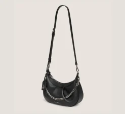 Stuart Weitzman HANDBAGS-CHANGE LOCATION Textured leather/Black