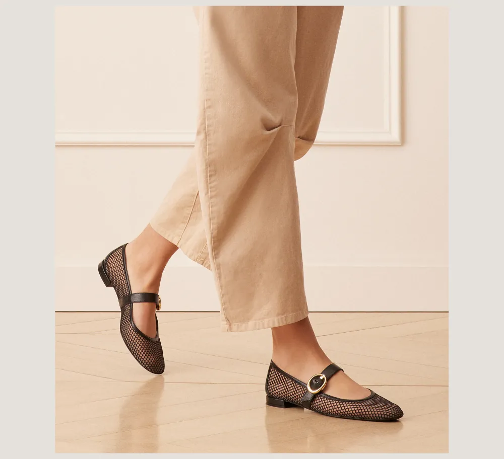 Stuart Weitzman Flats & Loafers-CHANGE LOCATION Black