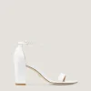Stuart Weitzman The SW Icons Collection|The Nudist Collection-CHANGE LOCATION Smooth Leather/White