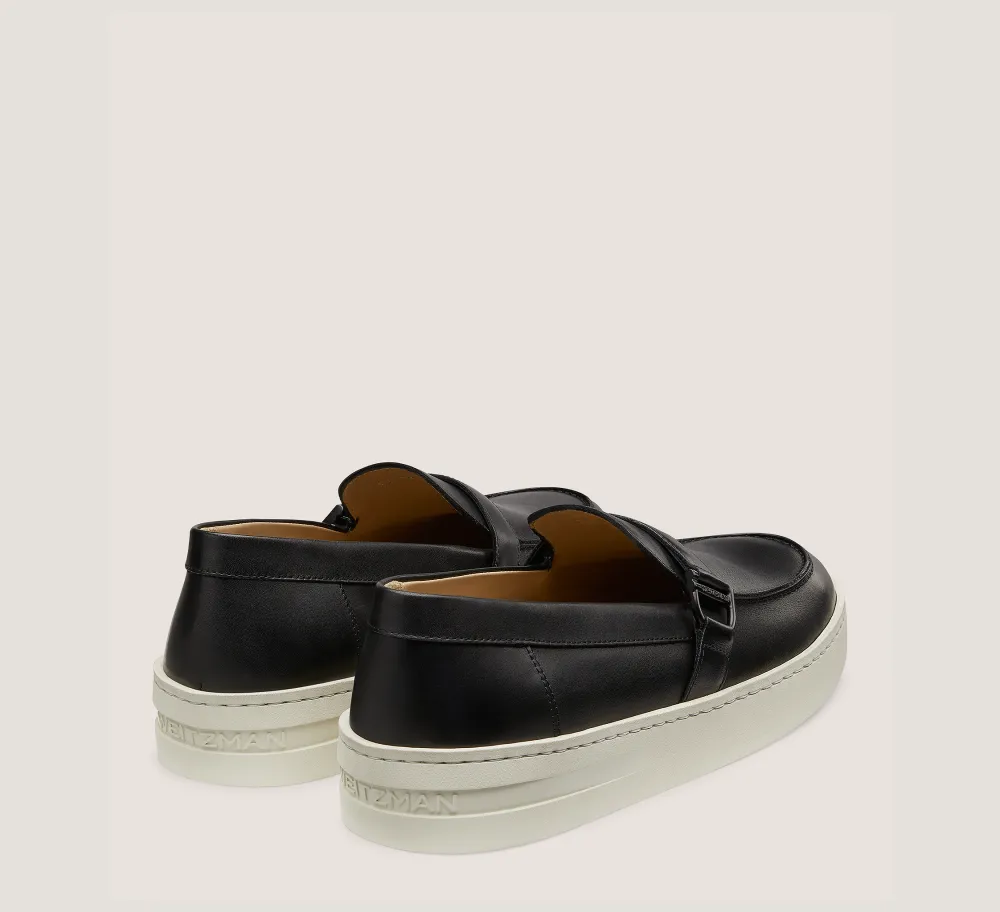 Stuart Weitzman MEN'S-CHANGE LOCATION Leather/Black