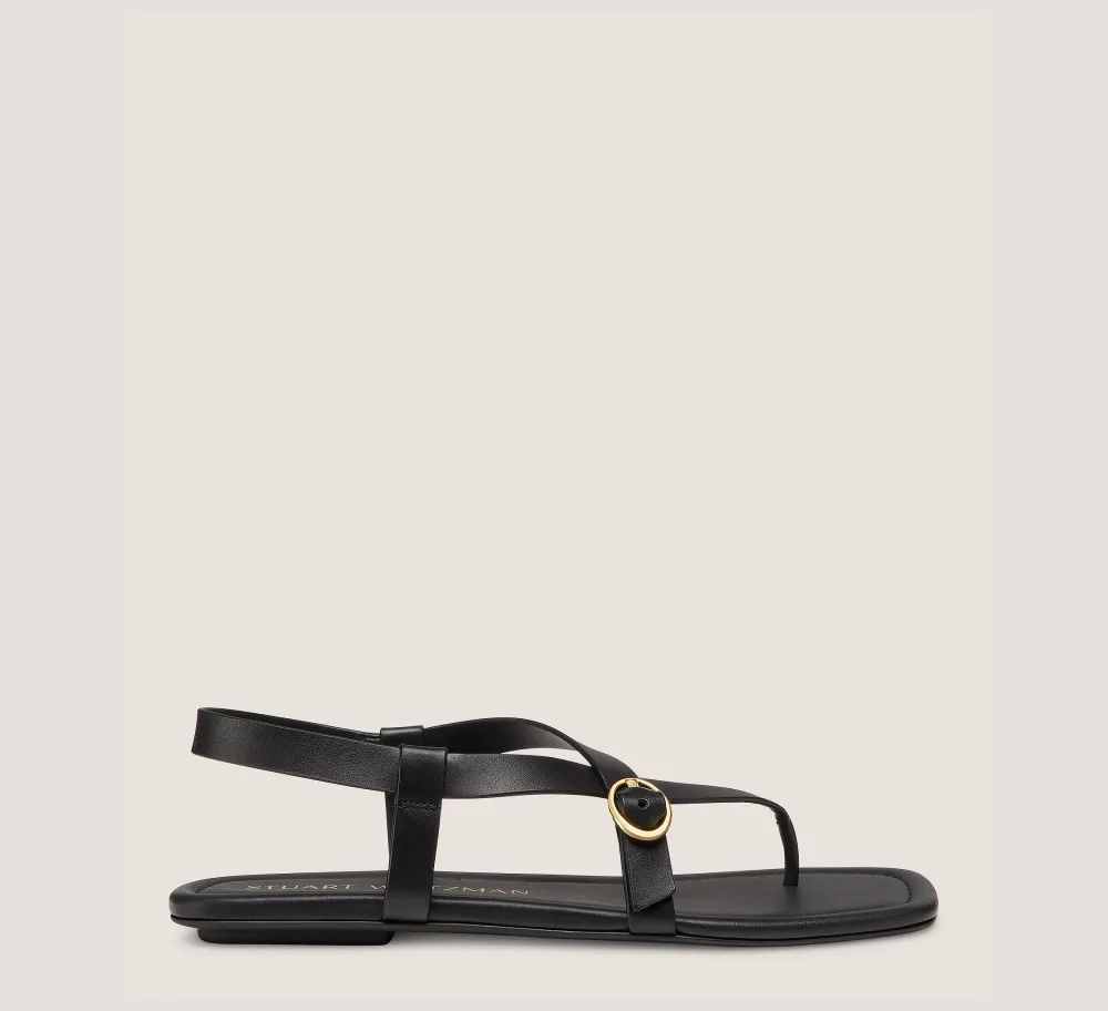 Stuart Weitzman Flat & Low Heel Sandals|The Best Sellers Edit-CHANGE LOCATION Black