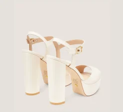 Stuart Weitzman High Heel Sandals-CHANGE LOCATION Smooth Leather/Seashell