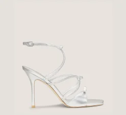 Stuart Weitzman High Heel Sandals|The Bridal Collection-CHANGE LOCATION Silver