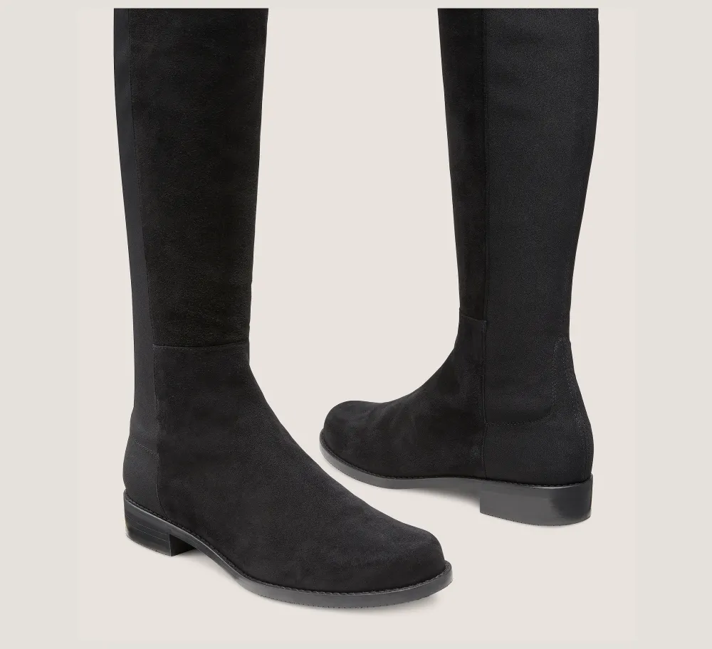 Stuart Weitzman The SW Extended Sizes Collection|Boots & Booties-CHANGE LOCATION Suede/Black