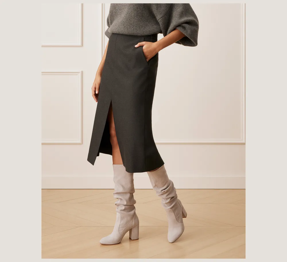 Stuart Weitzman The SW Exclusives Collection|The SW Extended Sizes Collection-CHANGE LOCATION Perla Light Gray