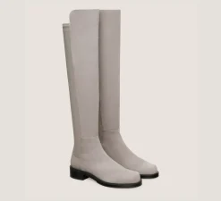 Stuart Weitzman The SW Extended Sizes Collection|Boots & Booties-CHANGE LOCATION Suede/Flannel Gray