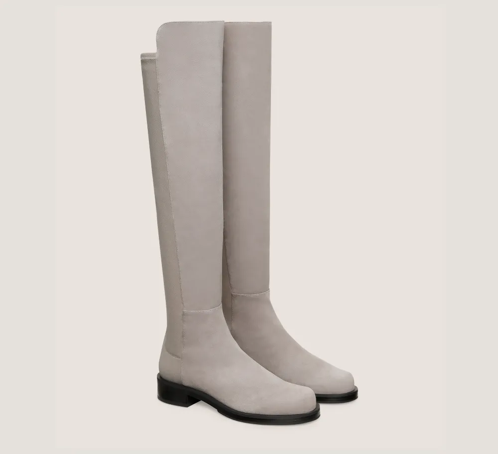 Stuart Weitzman The SW Extended Sizes Collection|Boots & Booties-CHANGE LOCATION Suede/Flannel Gray