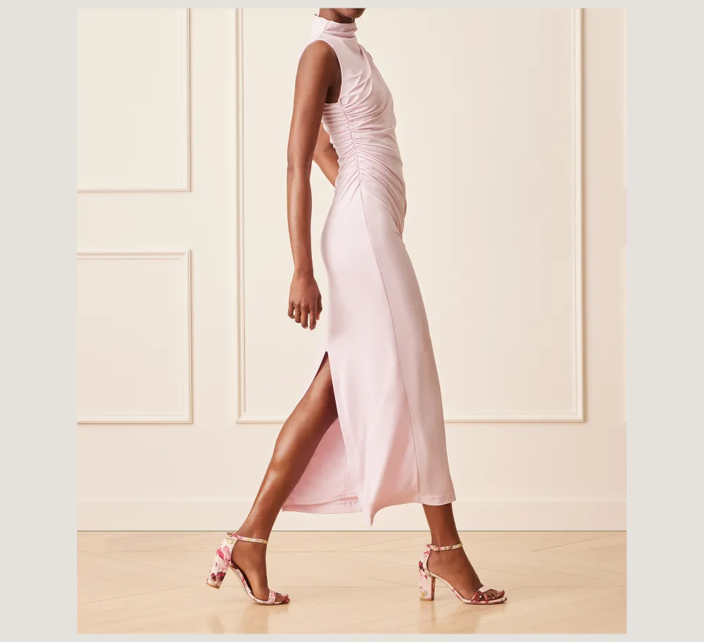 Stuart Weitzman The Occasion Edit|The SW Extended Sizes Collection-CHANGE LOCATION Floral Printed Jacquard/Pink/Multi