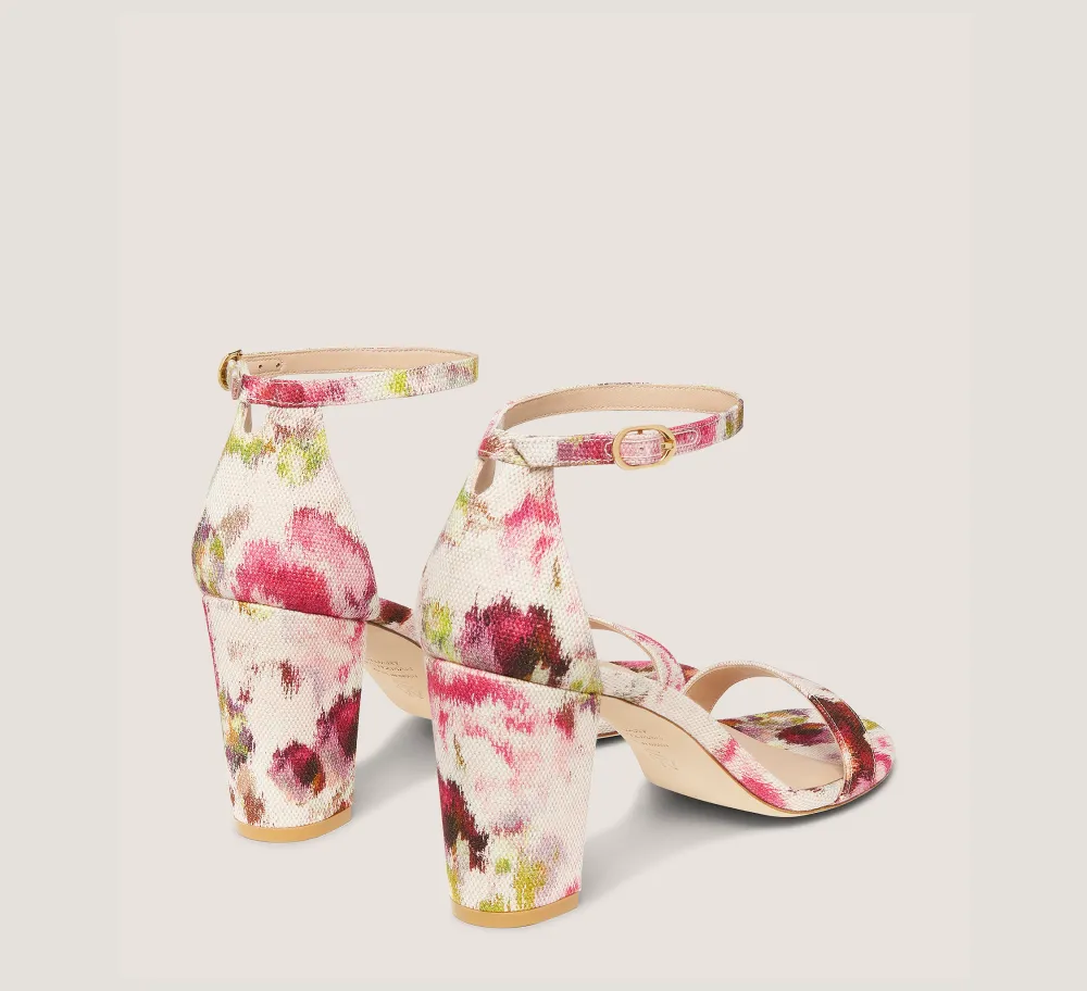 Stuart Weitzman The Occasion Edit|The SW Extended Sizes Collection-CHANGE LOCATION Floral Printed Jacquard/Pink/Multi