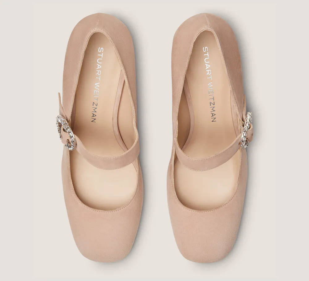 Stuart Weitzman Trending: Block Heels|The SW Exclusives Collection-CHANGE LOCATION Dolce Taupe