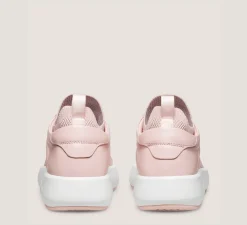 Stuart Weitzman The SW Exclusives Collection|Sneakers-CHANGE LOCATION Leather & knit fabric/Pink