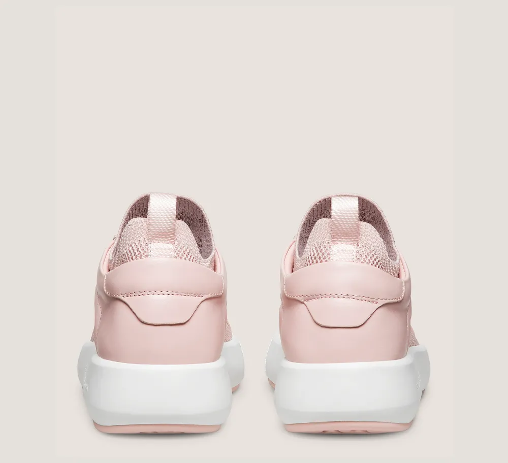 Stuart Weitzman The SW Exclusives Collection|Sneakers-CHANGE LOCATION Leather & knit fabric/Pink