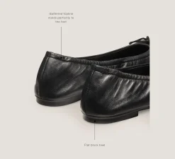 Stuart Weitzman The Work Essentials Edit|Flats & Loafers-CHANGE LOCATION Lacquered Nappa Leather/Black