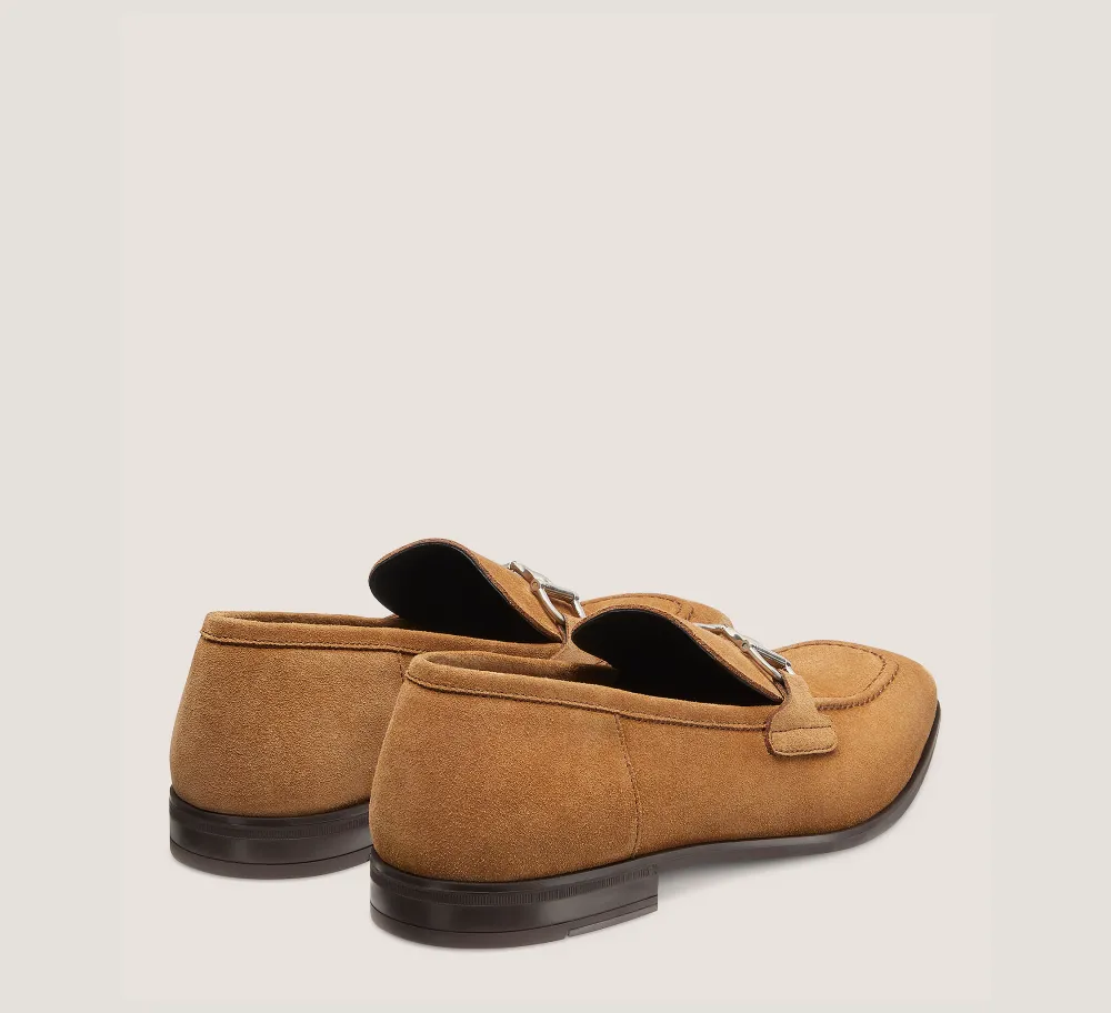 Stuart Weitzman MEN'S-CHANGE LOCATION Suede/Camel